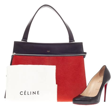 celine ponyhair medium edge bag review|Celine 'Edge' bag now available at Celine boutiques.